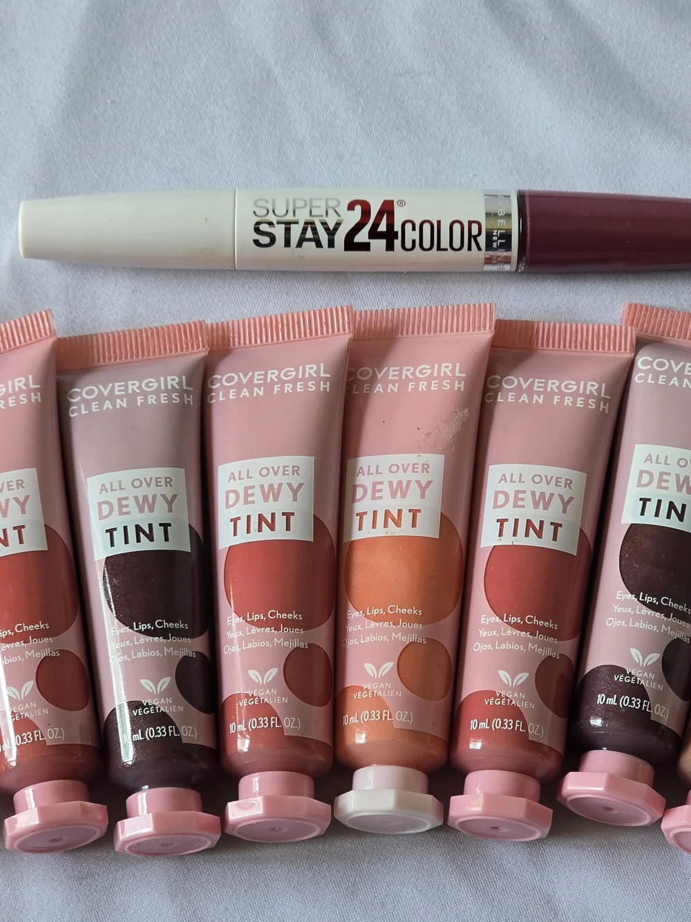 COVERGIRL All Over Dewy Tint Set in Pink, Coral, Berry, Mauve